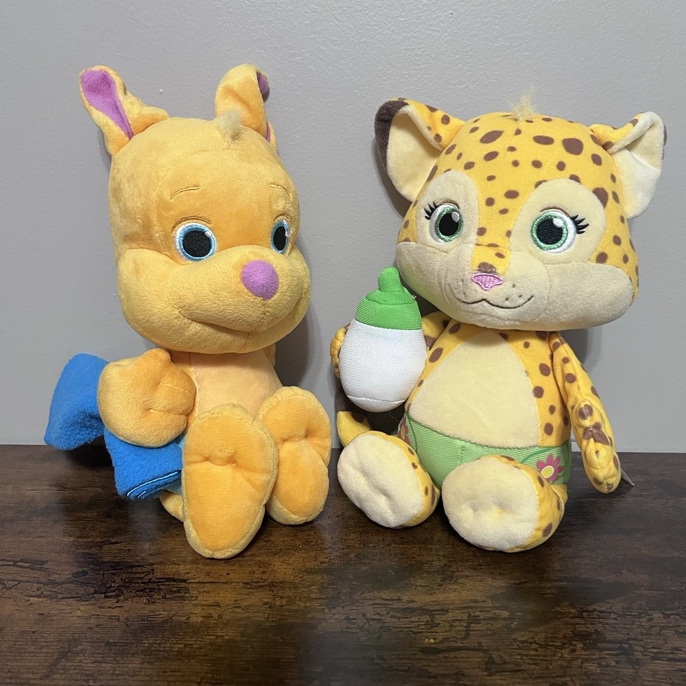Word Party Plush Lot Kip Kangaroo Franny Cheetah Netflix Jim Henson